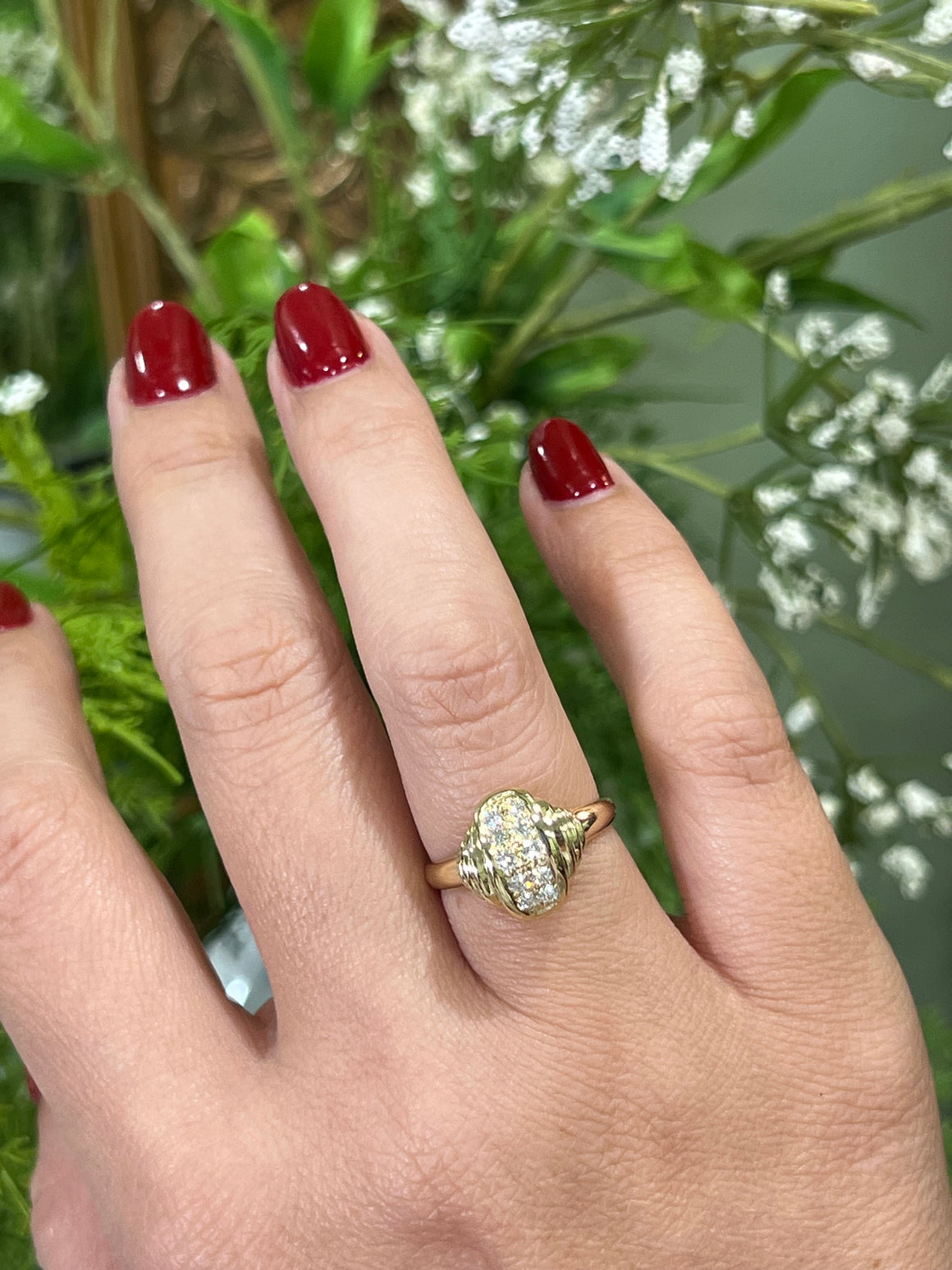 Diamond Ring in 9ct Yellow Gold