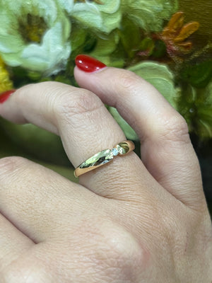 Diamond Ring in 9ct Yellow Gold