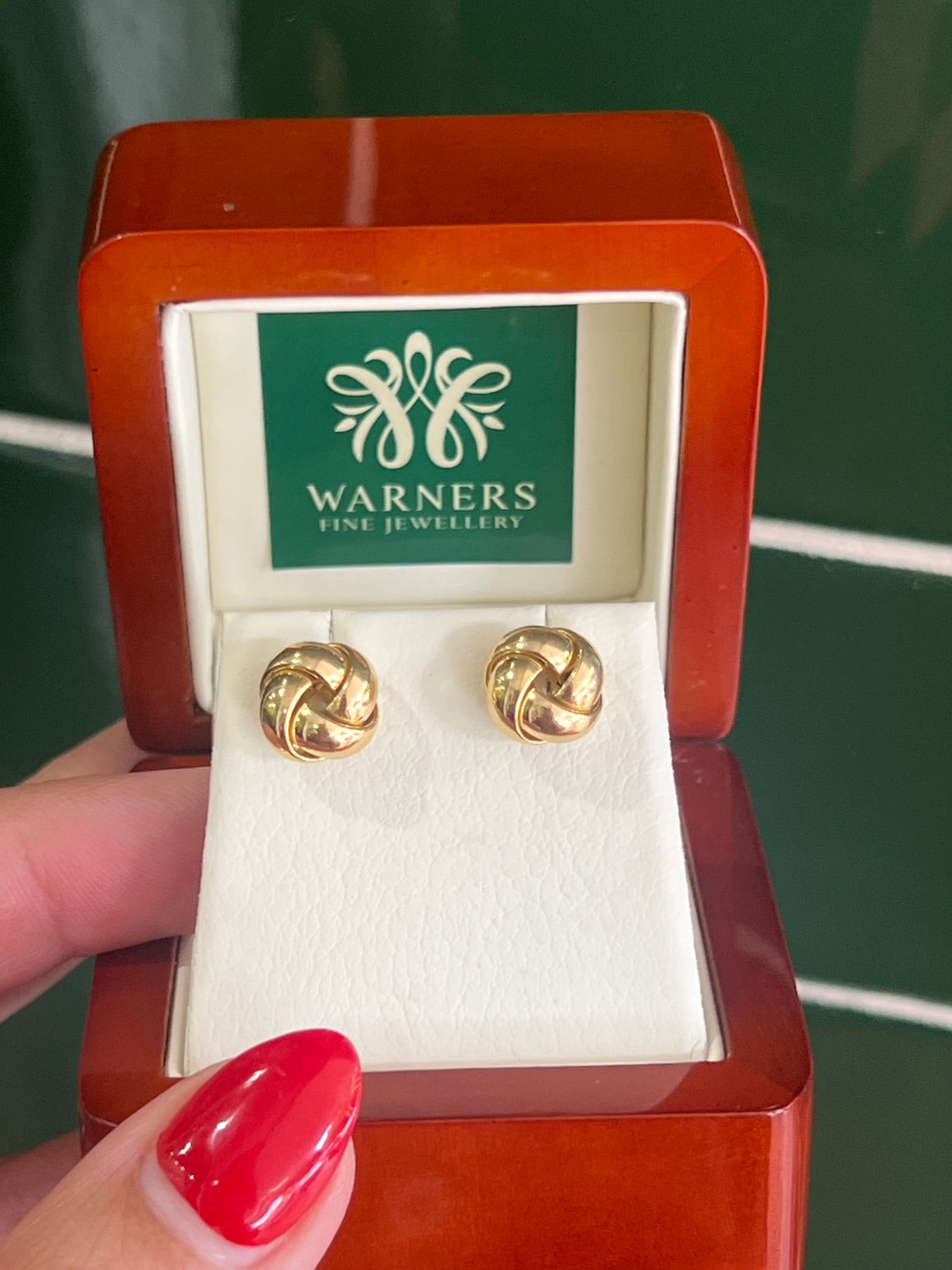 Knot Earrings in 18ct Yellow Gold