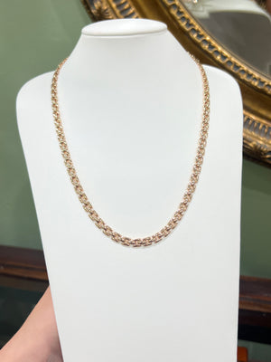 Rose Gold Flat Link Chain