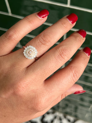 Pink Argyle Diamond Ring in 18ct