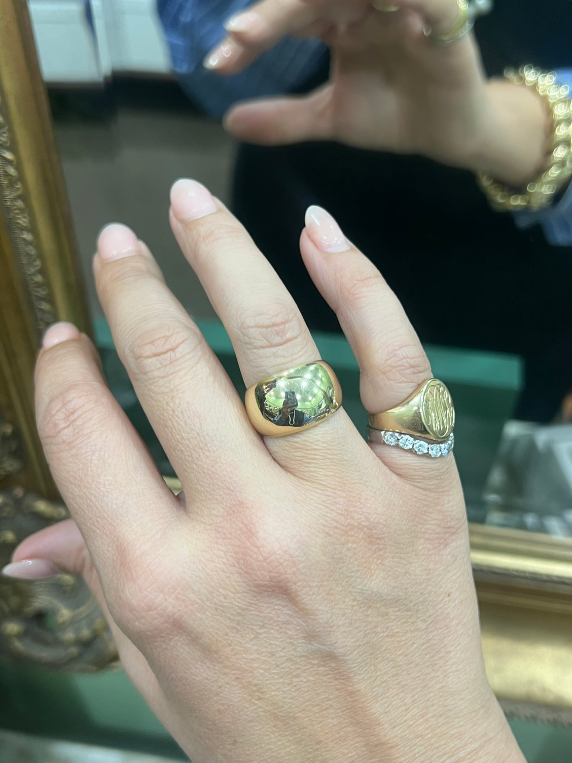 Dome Ring in 9ct Yellow Gold