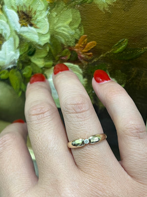 Diamond Ring in 9ct Yellow Gold