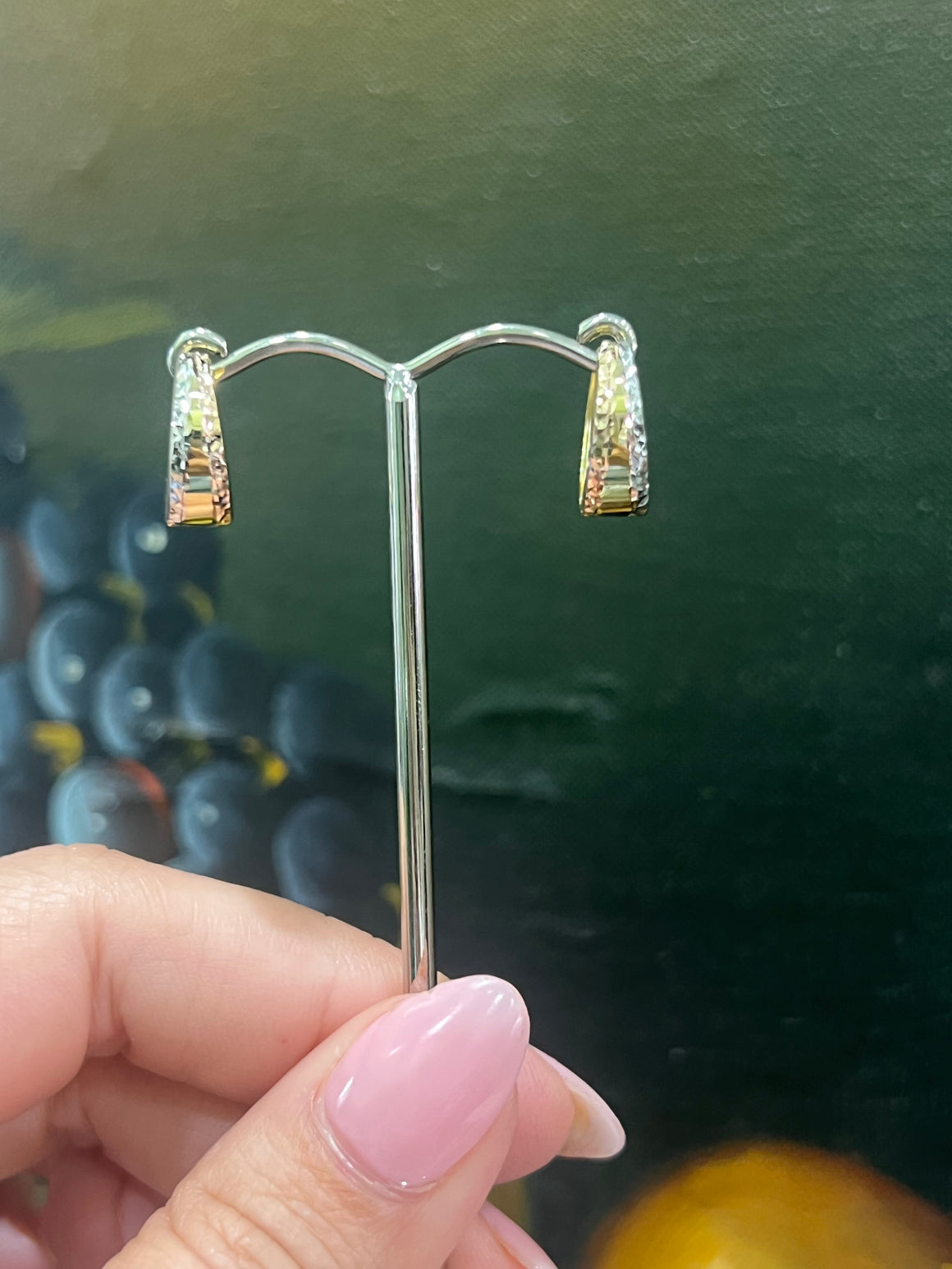 Yellow, White and Rose Gold Huggies