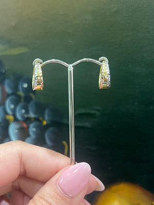 Yellow, White and Rose Gold Huggies