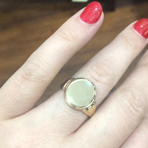 Fancy Signet Ring in 9ct Yellow Gold