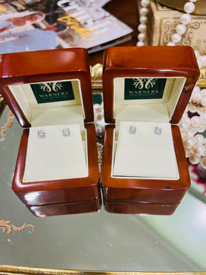 Solitaire Diamond Studs - 0.80ct TDW