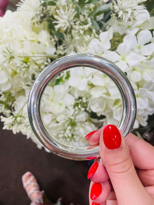 Golf Bangle in Sterling Silver (12mm)